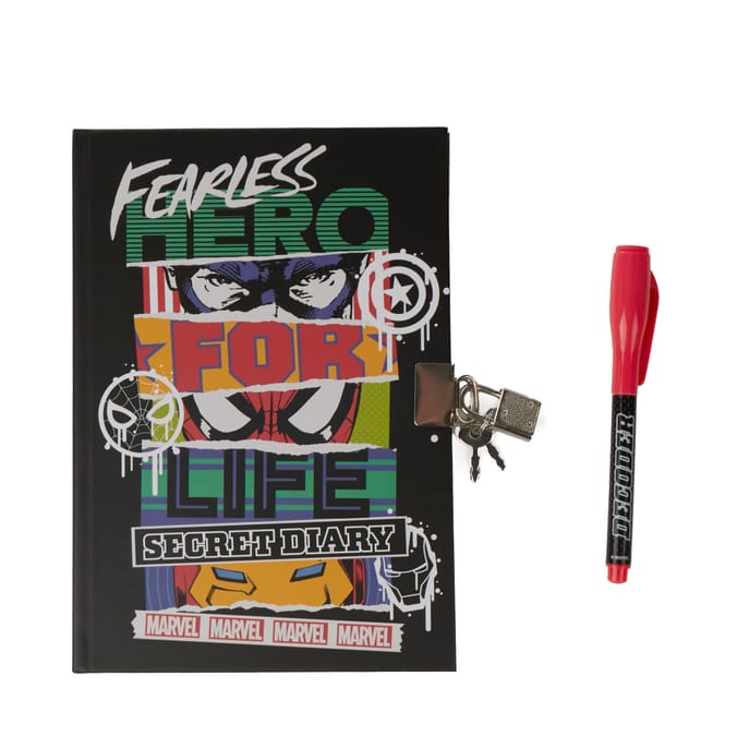 Marvel Lockable Diary & Invisible Pen