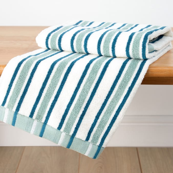 Green Stripe Towel