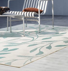 The Outdoor Living Collection Garden Rug - Green