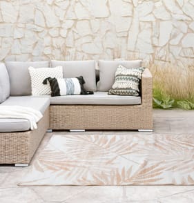 Jardin Garden Rug - Brown Leaf