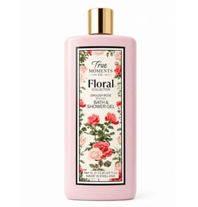 True Moments Bath & Shower Gel 1L - English Rose