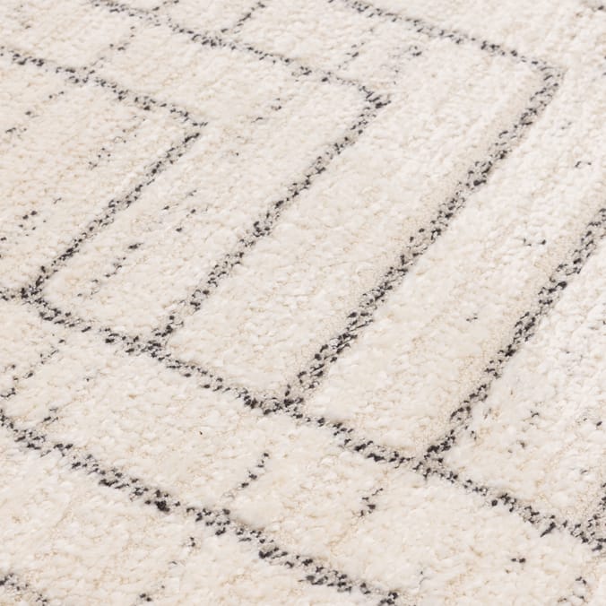 Asiatic Oslo Angles Rug OS06 - Cream/Grey