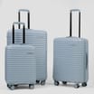 Salisburys Ibiza Hard Shell Suitcase - Light Blue