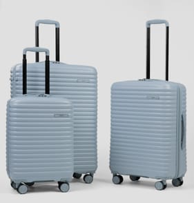 Salisburys Ibiza Hard Shell Suitcase - Light Blue