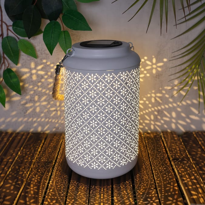 The Outdoor Living Collection Mosaic Style Solar Lantern
