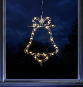 Prestige Battery Operated LED Bell Window Light 18.5cm - Warm White