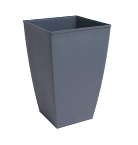 Sienna 45cm Square Planter - Dark Grey