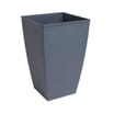 Sienna 45cm Square Planter - Dark Grey