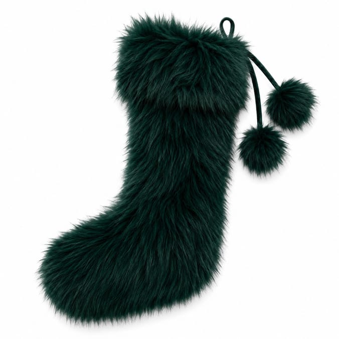 Festive Feeling Faux Fur Stocking