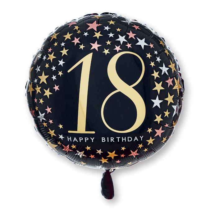 Lets Party Foil 18th Balloon