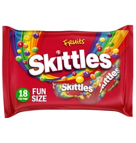 Skittles Fruits Sweets 18 Fun Size Bags 324g