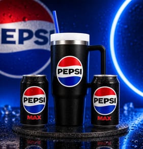 Pepsi Max Tumbler With 2 x 330ml Cans