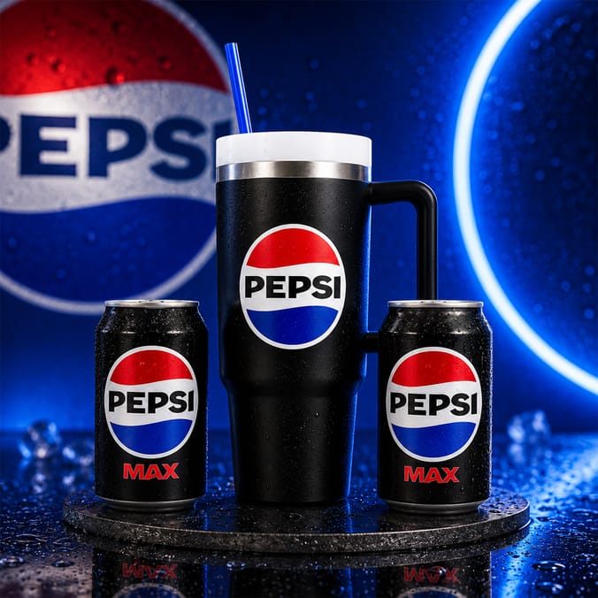 Pepsi Max Tumbler With 2 x 330ml Cans