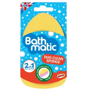 Bathmatic Duo Clean Sponges 2 Pack
