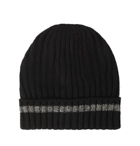 Originals Winter Mens Thermal Ribbed Lined Hat - Black