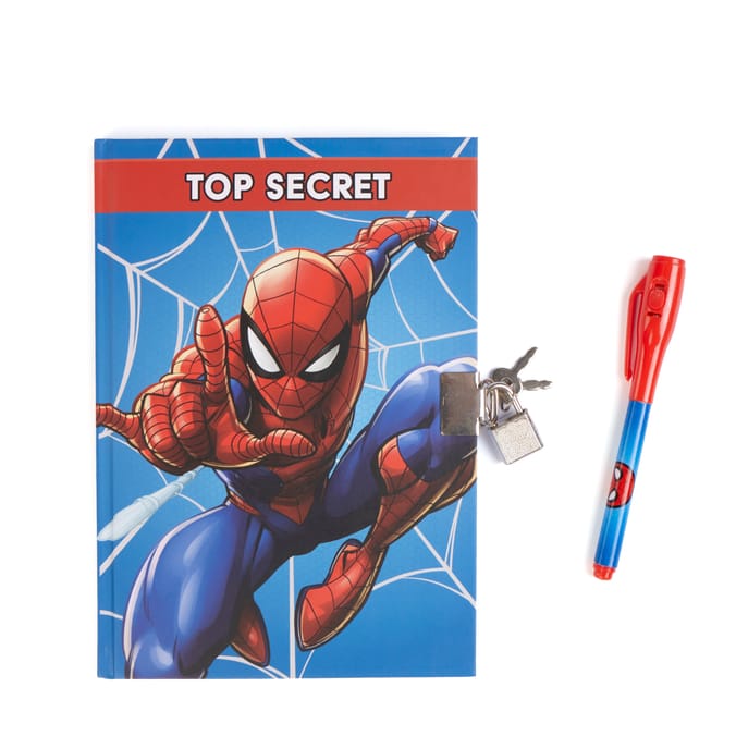Marvel Spider-Man Lockable Diary With Invisible Pen