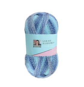 Sarah Ashford Double Knitting Yarn 300g - Blue Marble