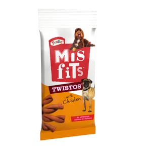 Misfits Twistos Dog Treats  105g - Chicken