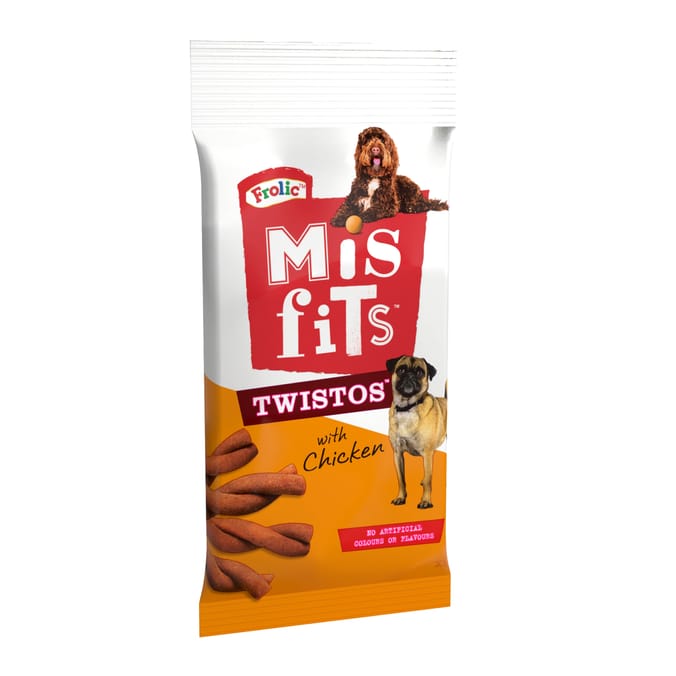 Misfits Twistos Dog Treats  105g - Chicken