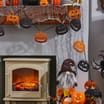 Haunted House 3 Metre Bunting - Pumpkin