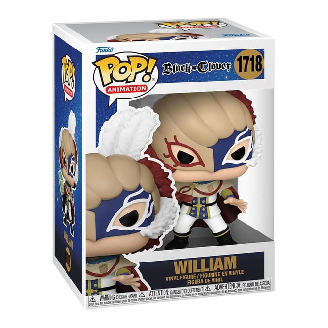 Funko Pop! Animation Black Clover Vinyl Figure - William 1718