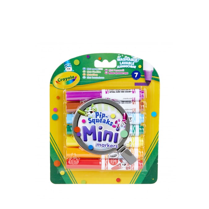 Crayola Pip Squeaks Mini Markers 7 Pack