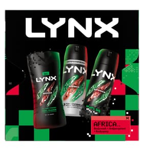 Lynx Africa Trio Gift Set