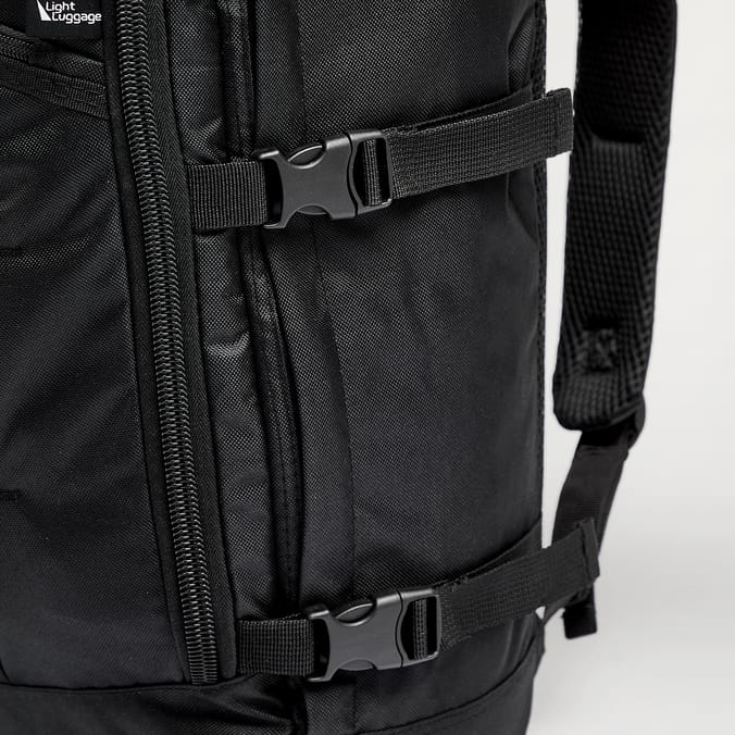 Salisburys Light Luggage Carry On Cabin Backpack Black Home Bargains