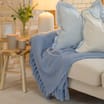 Hinch Home Knitted Throw - Blue