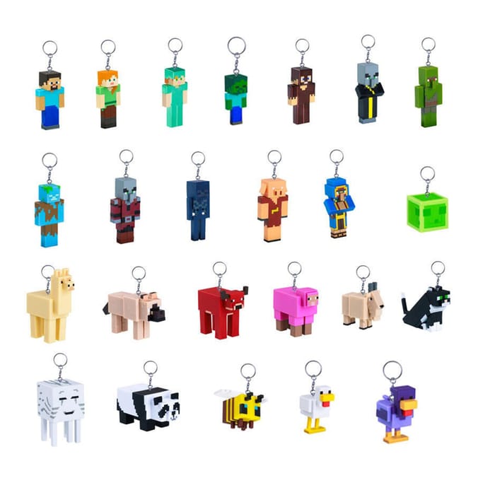 Minecraft Topeez Surprise Keychain Figure