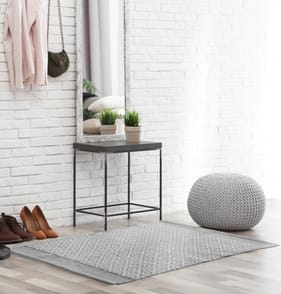 Home Collections Dimond Woven Rug 60x90cm - Grey