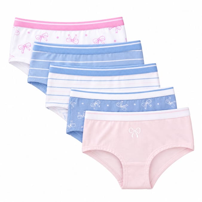 Originals Kids Pink & Blue Bow Briefs