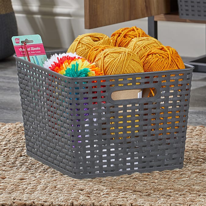 Utility Patterned Storage Basket