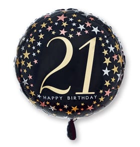 Lets Party Foil 21st Balloon