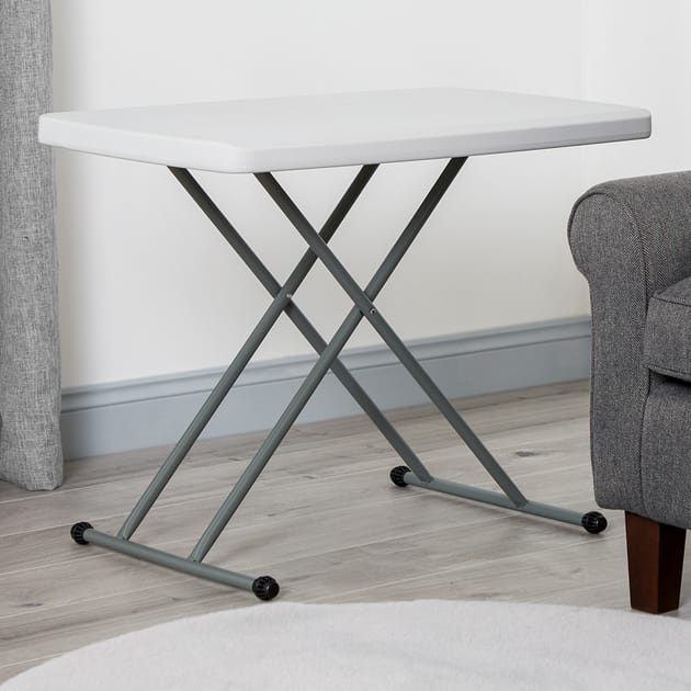 Utility Adjustable Foldable Table | Home Bargains