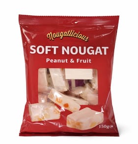 Nougatlicious Soft Nougat Peanut & Fruit 130g