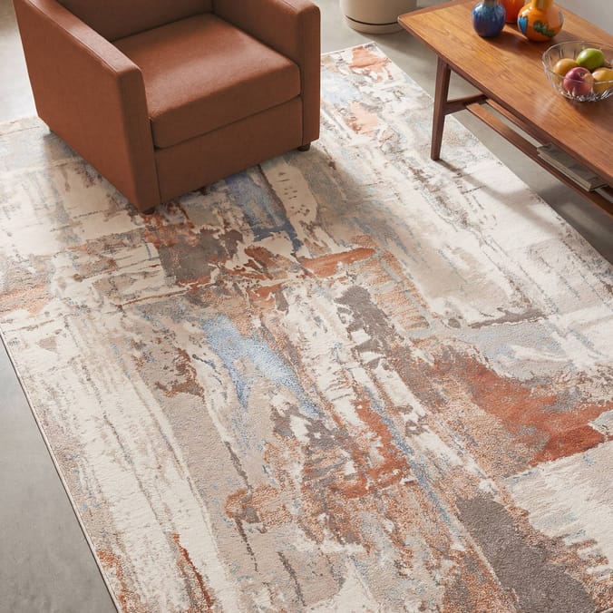 Asiatic Miro Painterly Rug Metallic MI01