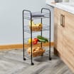 Kitchen Solutions Four Tier Multi Storage Trolley