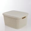Diamond Storage Basket with Lid 7l