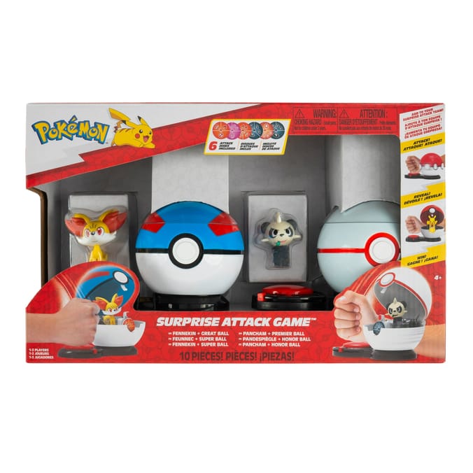 Pokemon Surprise Attack Game Multi-Pack - Fennekin & Pancham