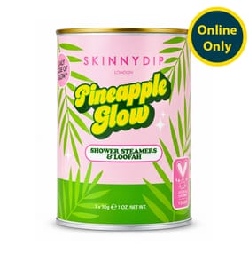 Skinnydip Shower Steamers and Loofah Tin Set - Pineapple