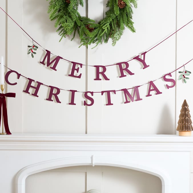 Festive Feeling Merry Christmas Bunting