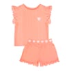 Originals Coral Pointelle Co-Ord Set