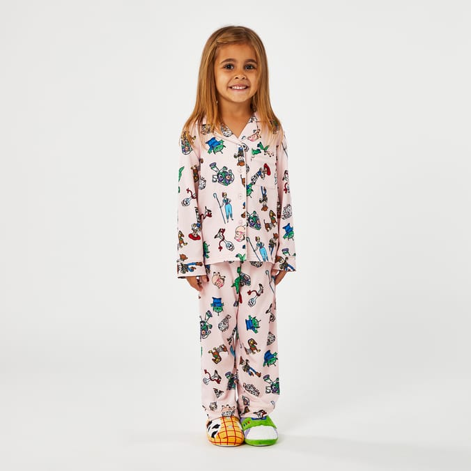 Toy Story Pink Button Up Pyjamas