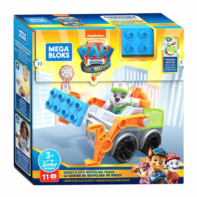 Mega Bloks Paw Patrol Set - Rockys Recycling Truck