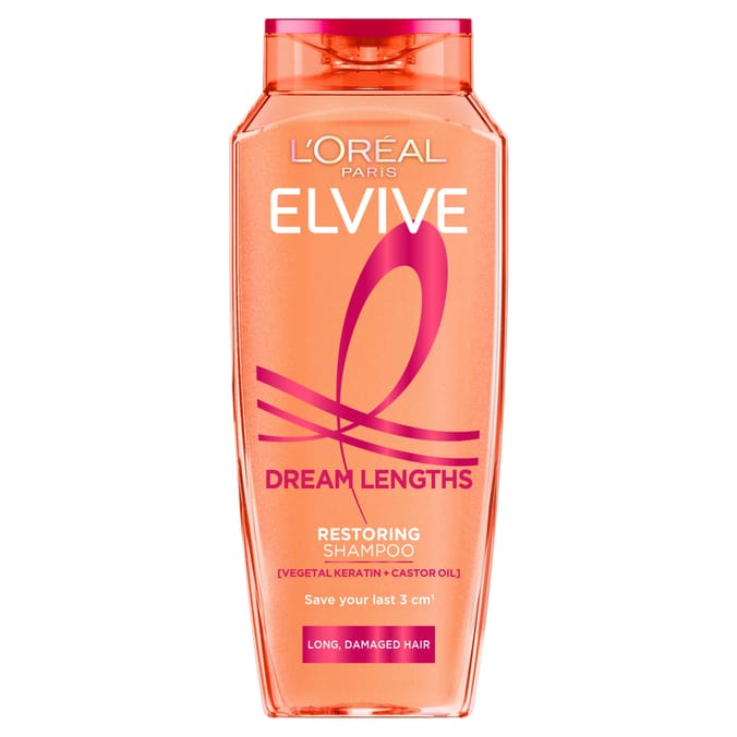 L'Oréal Paris Elvive Dream Lengths Restoring Shampoo, for Long Hair, 250ml