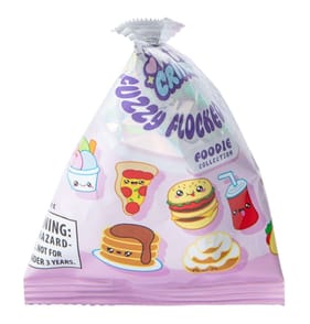 Kawaii Critterz Fuzzy Flocked Friends Foodie Collection Mystery Pack