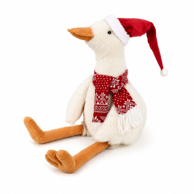 Festive Feeling Christmas Goose Plush