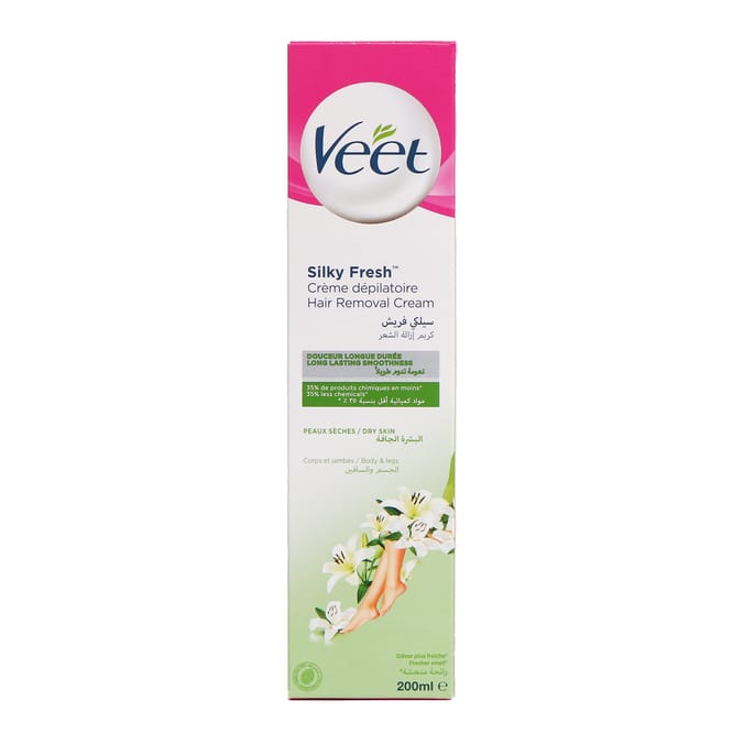 Veet Silky Fresh Hair Removal Cream 200ml - Dry Skin