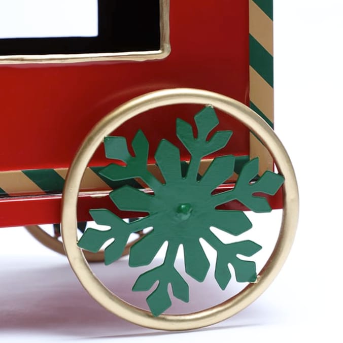 Festive Feeling Decorative Metal Train - Traditional